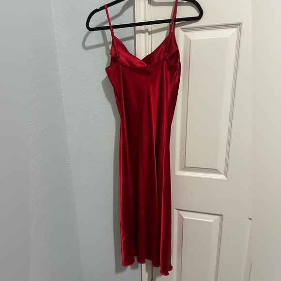 Bebe Red Slip Dress - Picture 4 of 5